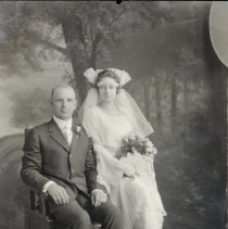 Unidentified groom & bride