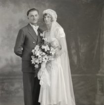 Unidentified groom & bride