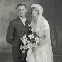 Unidentified groom & bride