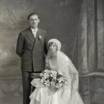 Unidentified groom & bride