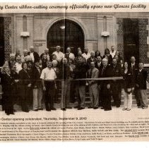 Glencoe City Center ribbon cutting, 2010