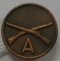 World War I military button