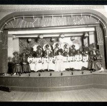 Maids of Corkville minstrel performance, 1910