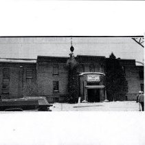 Hutchinson old armory demolition, 1983