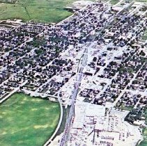 Aerial view of Glencoe, MN