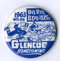 1963 Glencoe Homecoming button