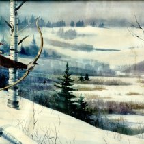 Bow hunter - Les Kouba, 1950s