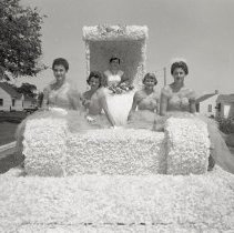 Queen's parade float, Winsted, MN