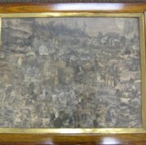 Framed Civil war era collage