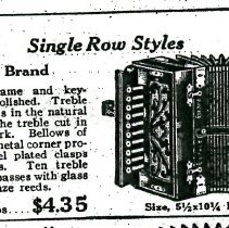 Beaver Brand accordion-1927 Sears Roebuck catalog