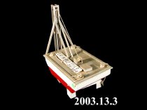 Model of pile driver