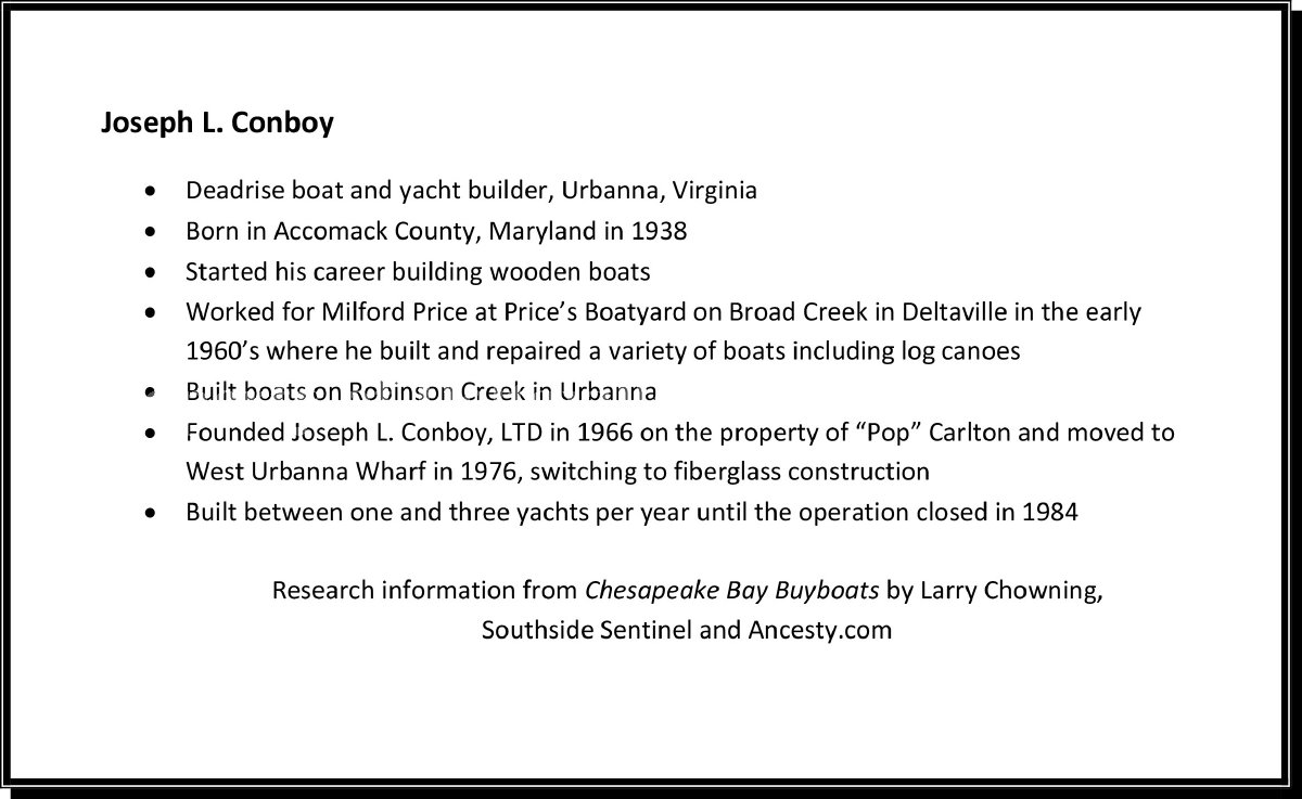 2019.24.11 - Joseph L. Conboy | Deltaville Maritime Museum
