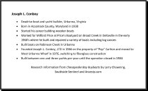 Joseph L. Conboy, Boatbuilder