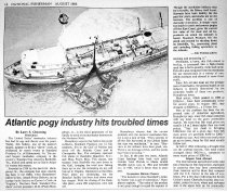 "Atlantic pogy industry hits troubled times,"