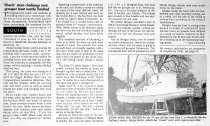 "'Chunk' stern challenge met; grouper boat nearly finished,"