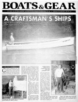 "A crafsman's ships,"