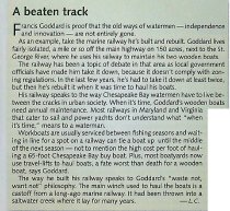 "A beaten track,"
