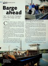 "Barge ahead: Cap'n Lake harvests Chesapeake oysters with dredges and cages