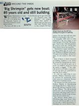 'Big Shrimpin'' gets new boat; 85 years old and still building