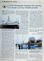 "1918 Chesapeake deadrise still running; 31-footer can haul 19,000 pounds,"