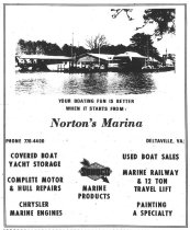 Norton's Marina Ad 1974