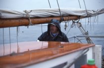 Wade Murphy at the helm