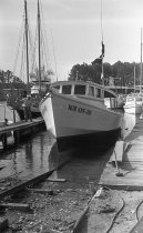 The Rob Ann Jay launched on the Wilson Railway