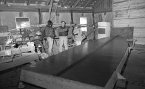 Willard Norrris being interviewed by David Taylor and Paula Johnson