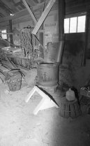 Interior of the Willard Norris boatshop