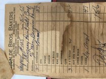 Receipts from stingray point hotel