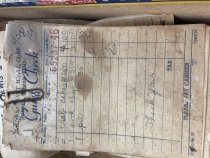 Receipts from stingray point hotel