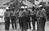 Retired menhaden fisherman sing chanteys at Reedville, Va.