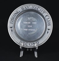 Fishing Bay Yaacht Club Trophy Plate 1980