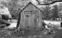 Shed in unknown boatyard