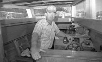 Tim Haley at the helm of the Rob n Jay