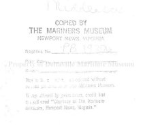 Steamer MIDDLESEX Print - Back