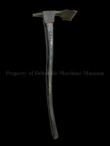 Adz, Shipwright's with "Carl Prince" carved on handle