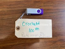 USB Drive wtih Crockett 100th Celebration Images