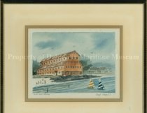 Old Red Barn Painting by James Ware 1982