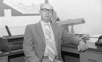 Willis Cannon in his office