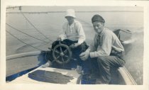 Miss Belding, Capt. Taylor. Camp Chequesset 1917