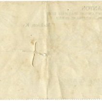 Back of Check to J. R. Blake from W. H. Blanton