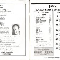 1995 Khsaa State Championships Football Program - December 1-2, 1995_000000
