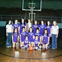 1974-1975 Breathitt High School Ladycats Basketball Team