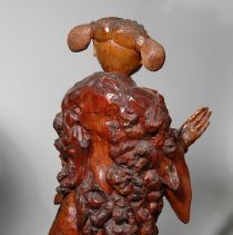 Reverse side of the attendant figure