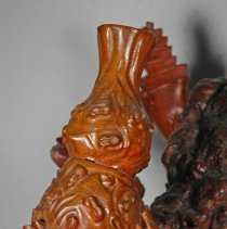 Sculpture's gourd area (depicts a magical potion container)