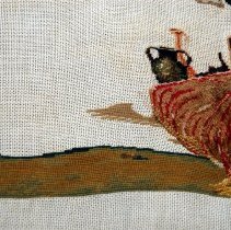 Mrs. Sutton's Unfinished Needlepoint Picture