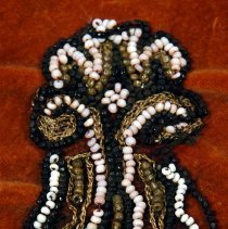 Closeup of Beaded Mocassin Top