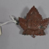 19th Battalion Collar Badge