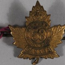 58th Overseas Battalion Badge